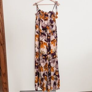 NWT Vici Tabitha Floral Tiered Maxi Dress